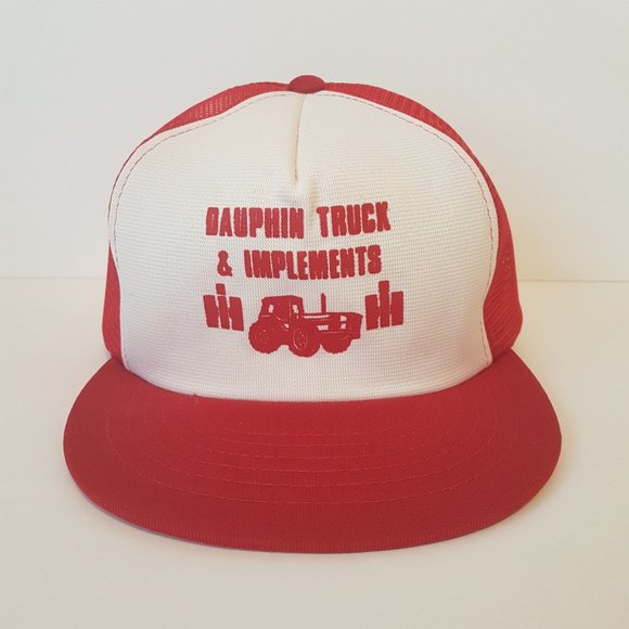 Vintage 80s Case IH Hat International Harvester Truck Tractor Dauphin Manitoba - Picture 3 of 16